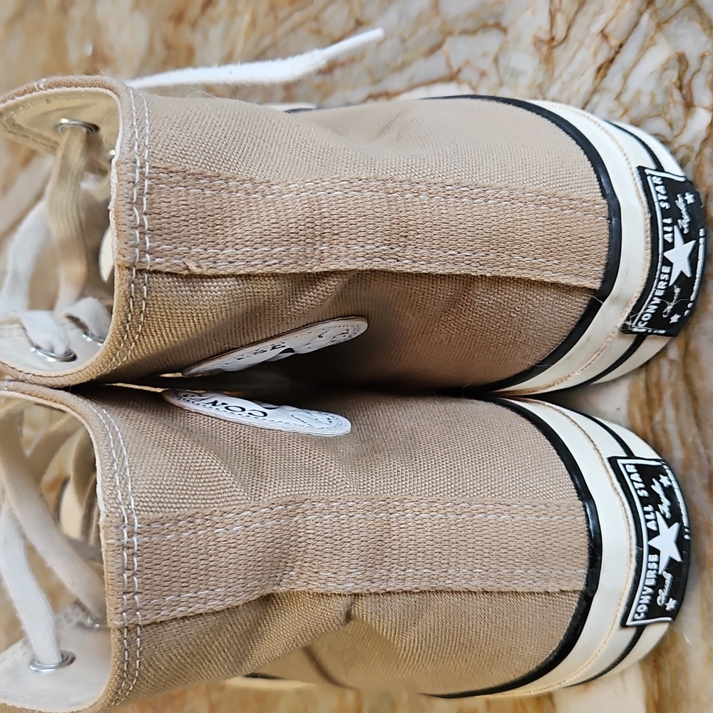 CONVERSE Chuck 70 High Top Taupe High-Tops Sneaker Shoes - 9 - Picture 3 of 6